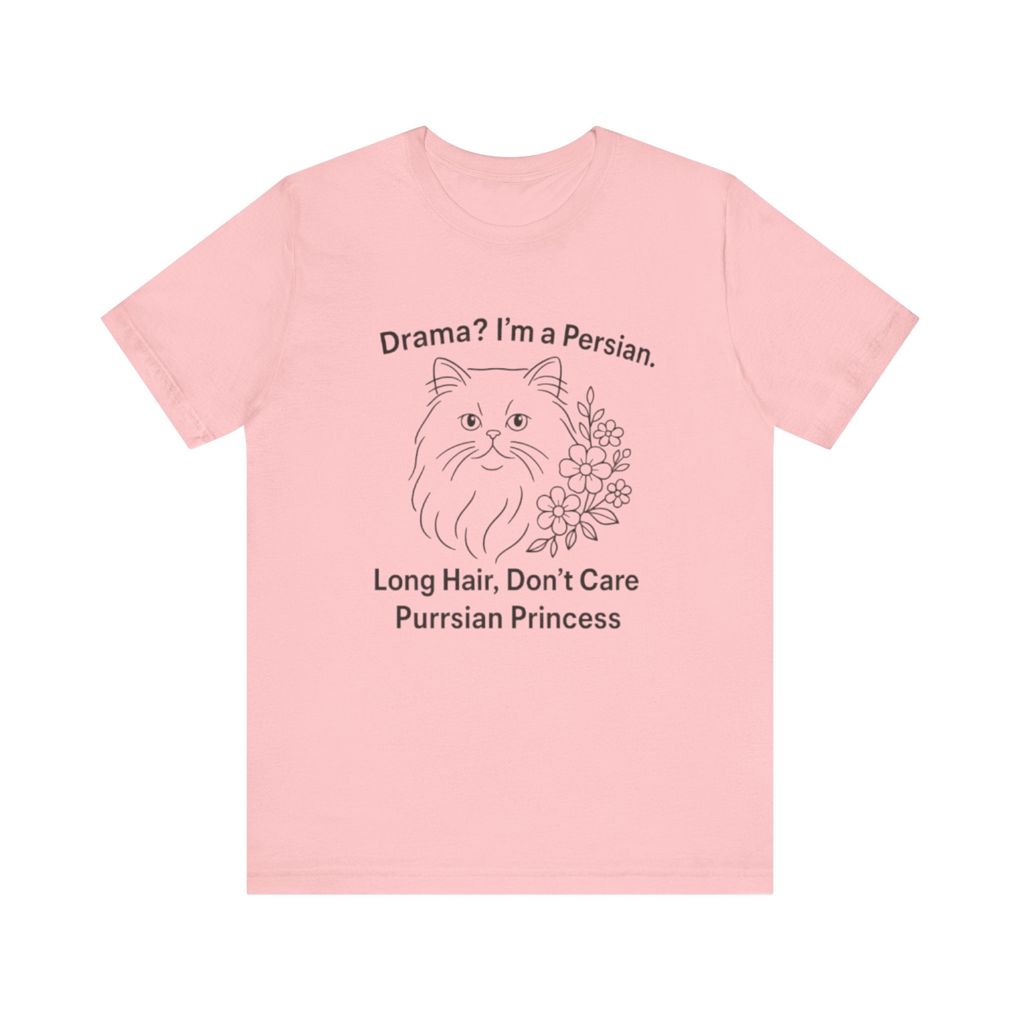 Purrsian Princess Tee, Funny Cat Shirt, Gift for Cat Lovers, Humorous Pet Tee, Unique Animal Tee, Cute Animal Merch