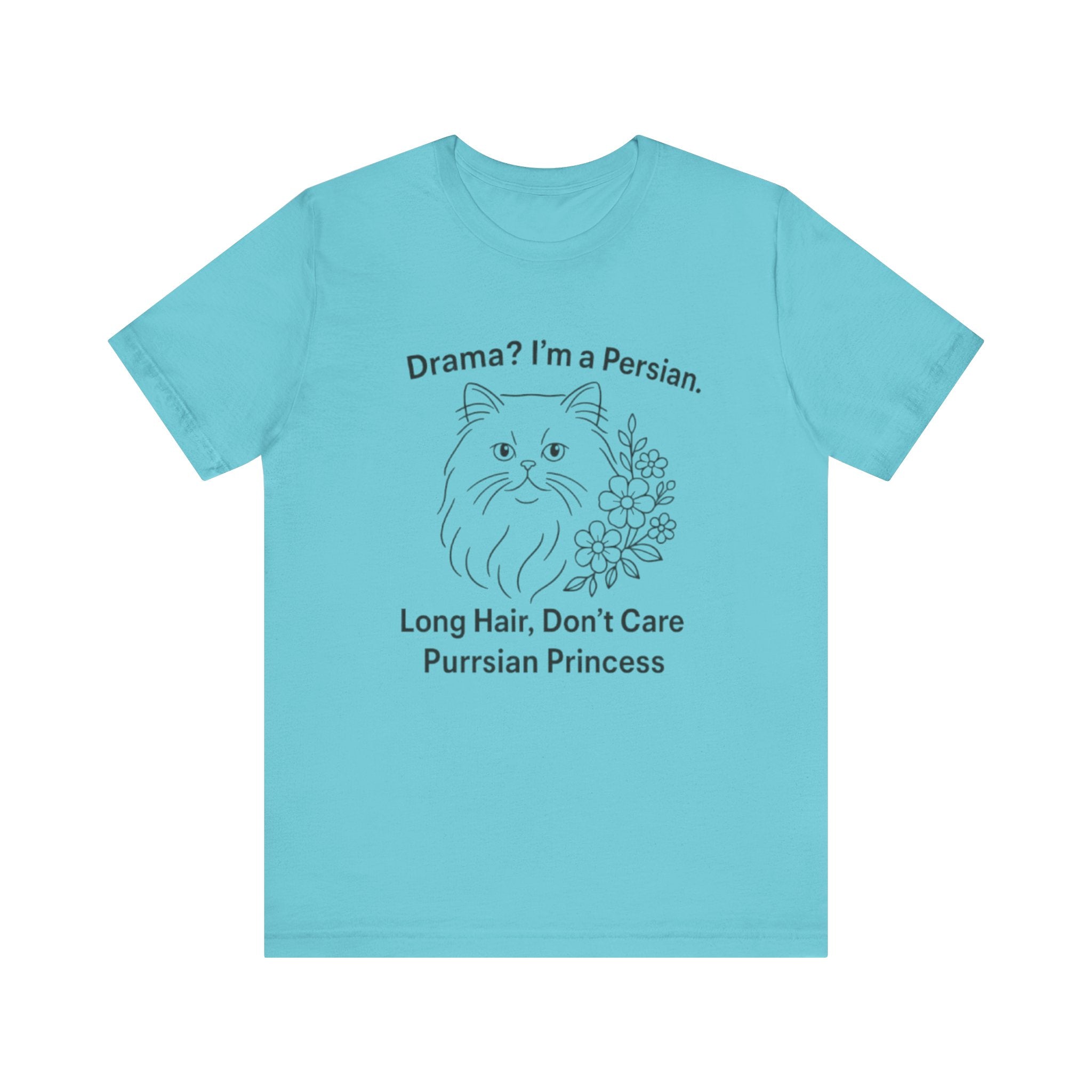 Purrsian Princess Tee, Funny Cat Shirt, Gift for Cat Lovers, Humorous Pet Tee, Unique Animal Tee, Cute Animal Merch
