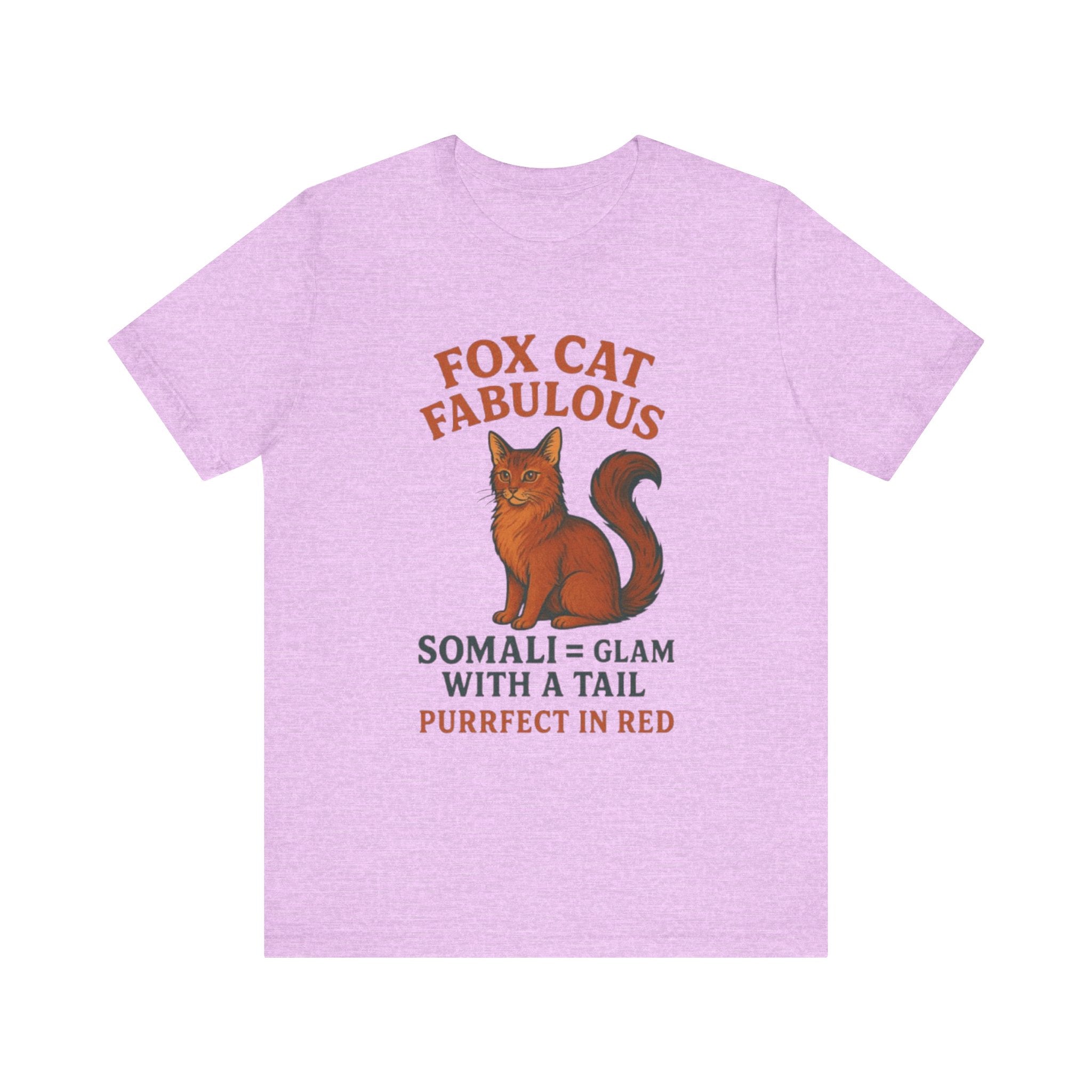 Fox Cat Fabulous Tee, Cat Lover Gift, Unisex T-Shirt, Fun Pet Tee, Purrfect Gift for Animal Lovers