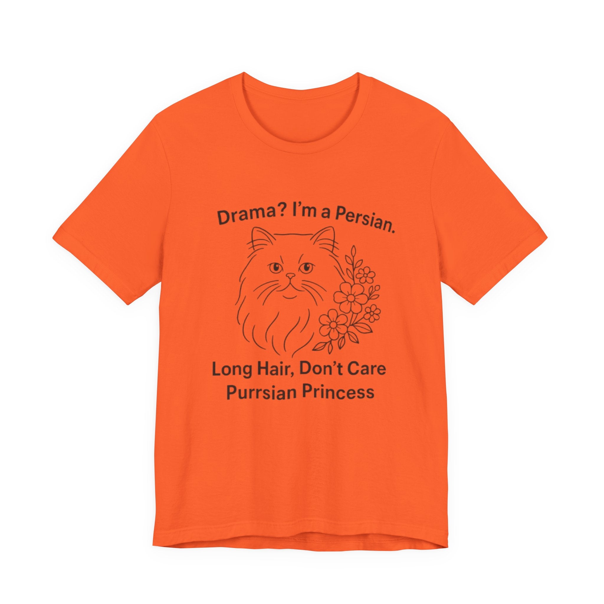 Purrsian Princess Tee, Funny Cat Shirt, Gift for Cat Lovers, Humorous Pet Tee, Unique Animal Tee, Cute Animal Merch