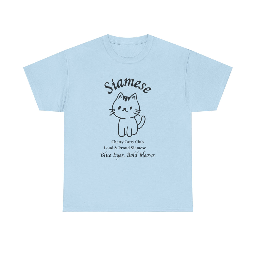 Siamese Cat Lover Tee, Cute Pet Shirt, Unisex T-Shirt for Cat Owners, Gifts for Cat Lovers, Animal Appreciation Wear