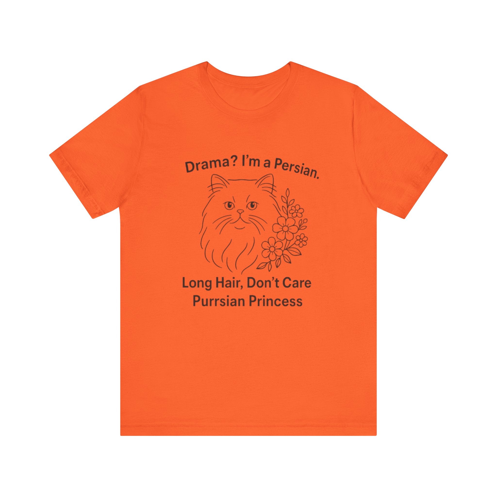 Purrsian Princess Tee, Funny Cat Shirt, Gift for Cat Lovers, Humorous Pet Tee, Unique Animal Tee, Cute Animal Merch