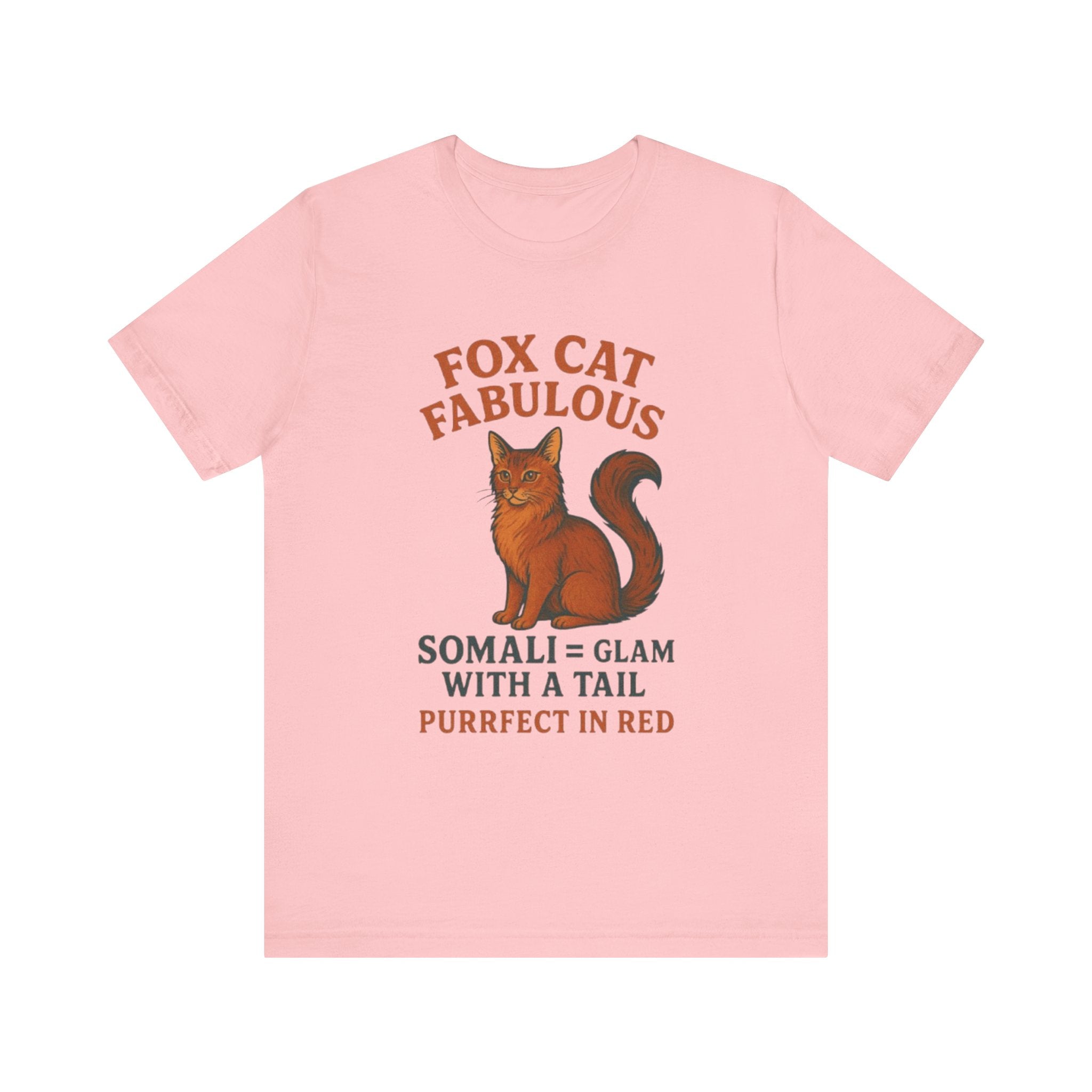 Fox Cat Fabulous Tee, Cat Lover Gift, Unisex T-Shirt, Fun Pet Tee, Purrfect Gift for Animal Lovers
