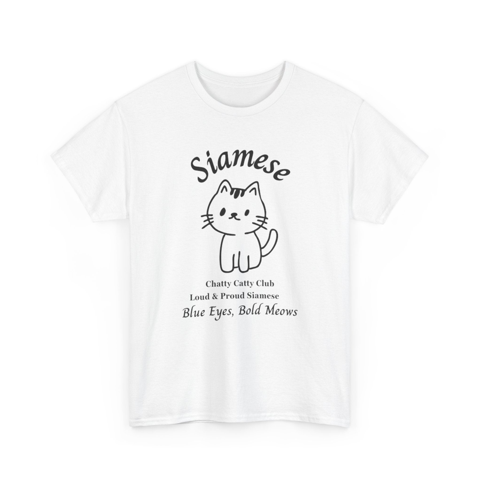 Siamese Cat Lover Tee, Cute Pet Shirt, Unisex T-Shirt for Cat Owners, Gifts for Cat Lovers, Animal Appreciation Wear