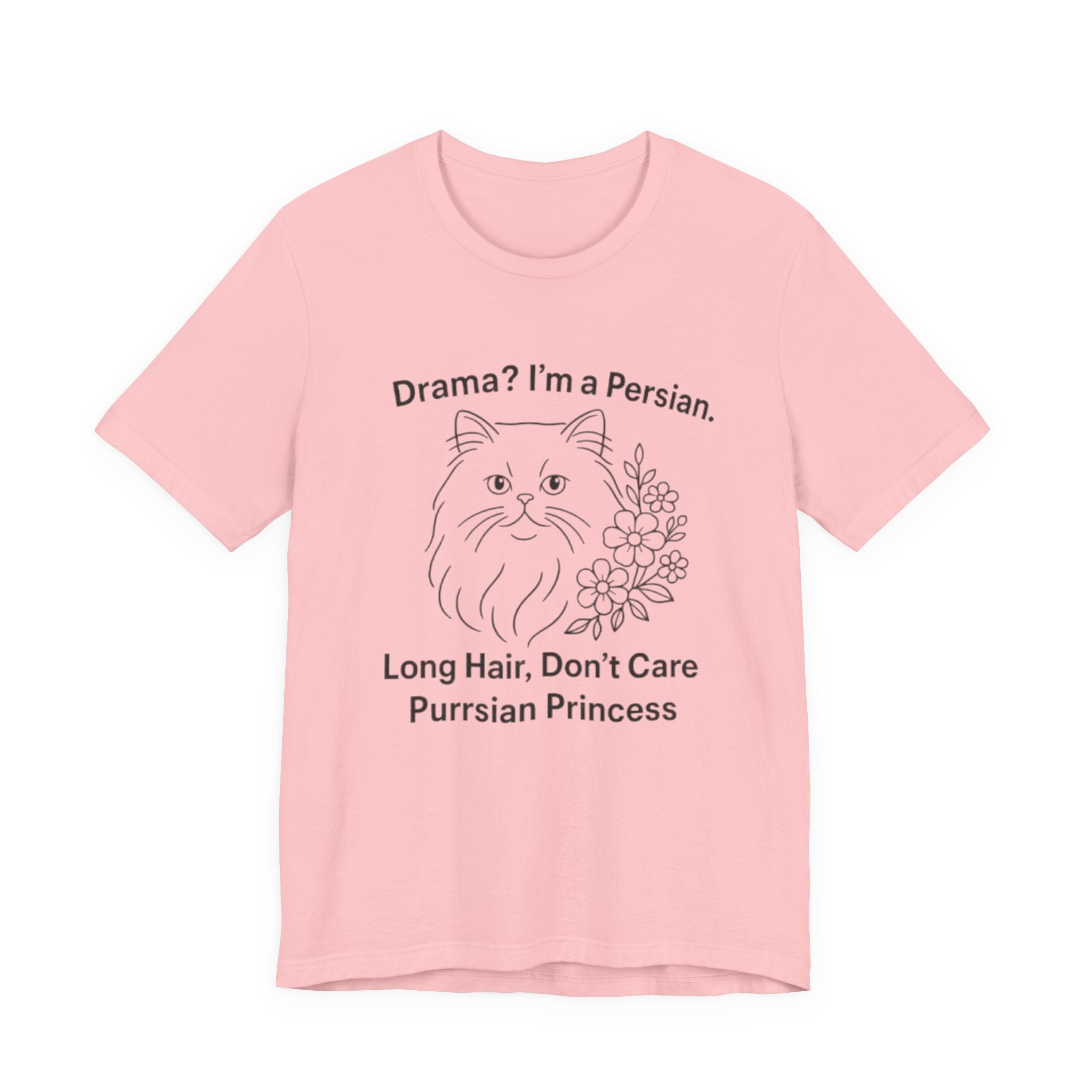 Purrsian Princess Tee, Funny Cat Shirt, Gift for Cat Lovers, Humorous Pet Tee, Unique Animal Tee, Cute Animal Merch