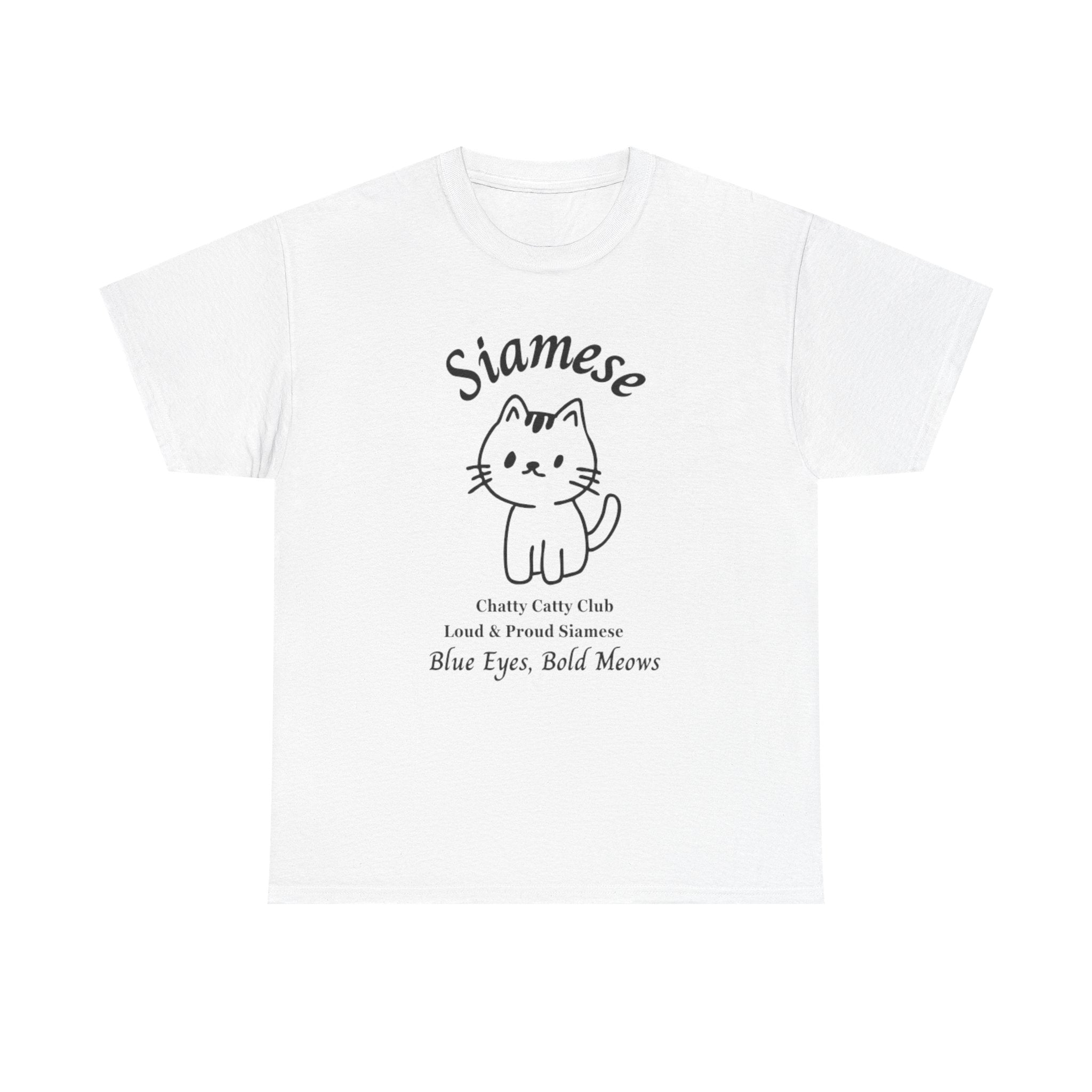 Siamese Cat Lover Tee, Cute Pet Shirt, Unisex T-Shirt for Cat Owners, Gifts for Cat Lovers, Animal Appreciation Wear