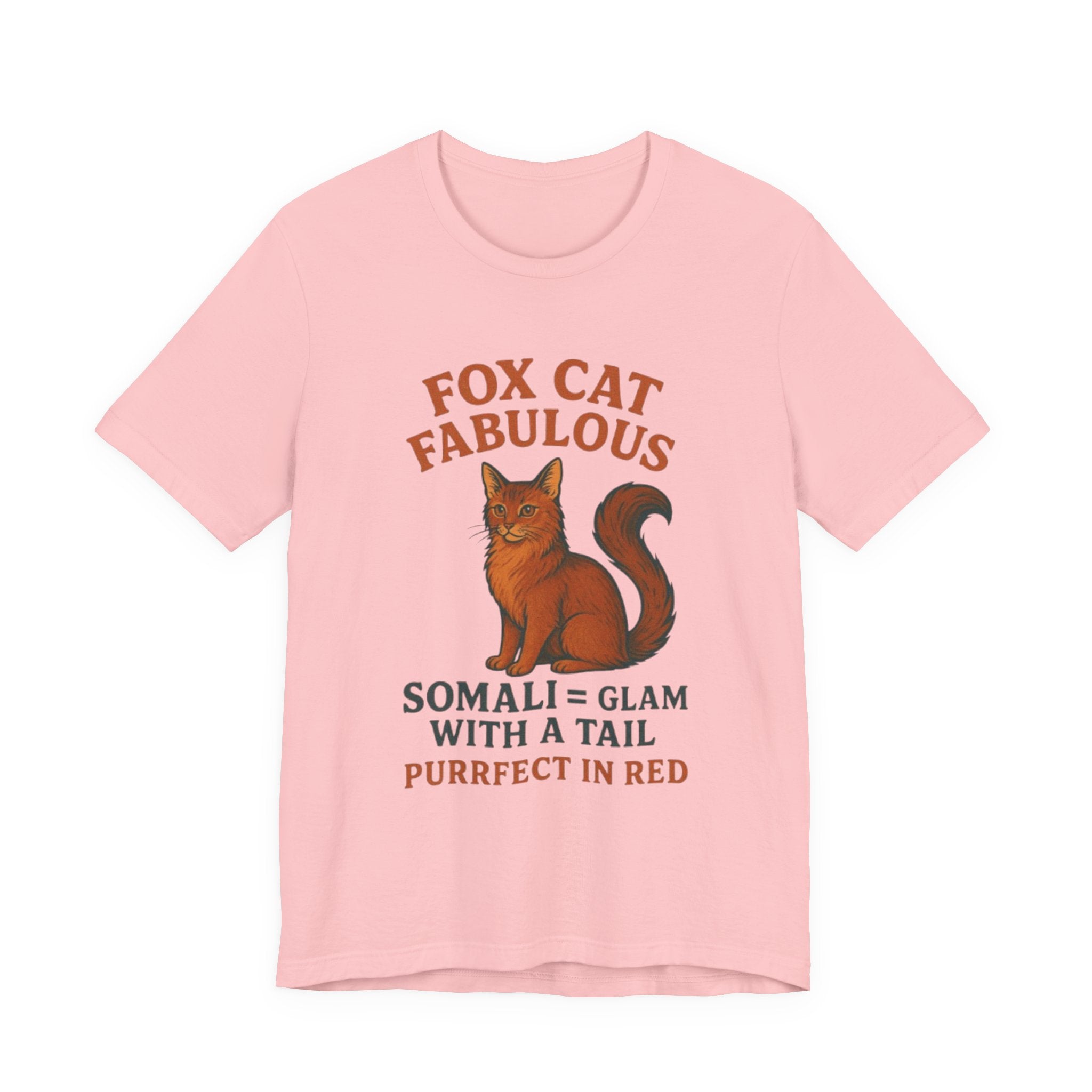 Fox Cat Fabulous Tee, Cat Lover Gift, Unisex T-Shirt, Fun Pet Tee, Purrfect Gift for Animal Lovers