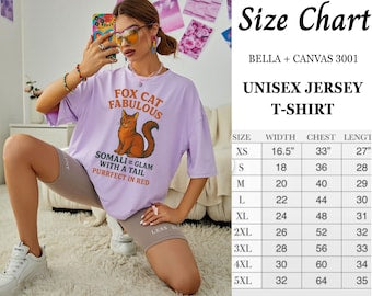 Fox Cat Fabulous Tee, Cat Lover Gift, Unisex T-Shirt, Fun Pet Tee, Purrfect Gift for Animal Lovers